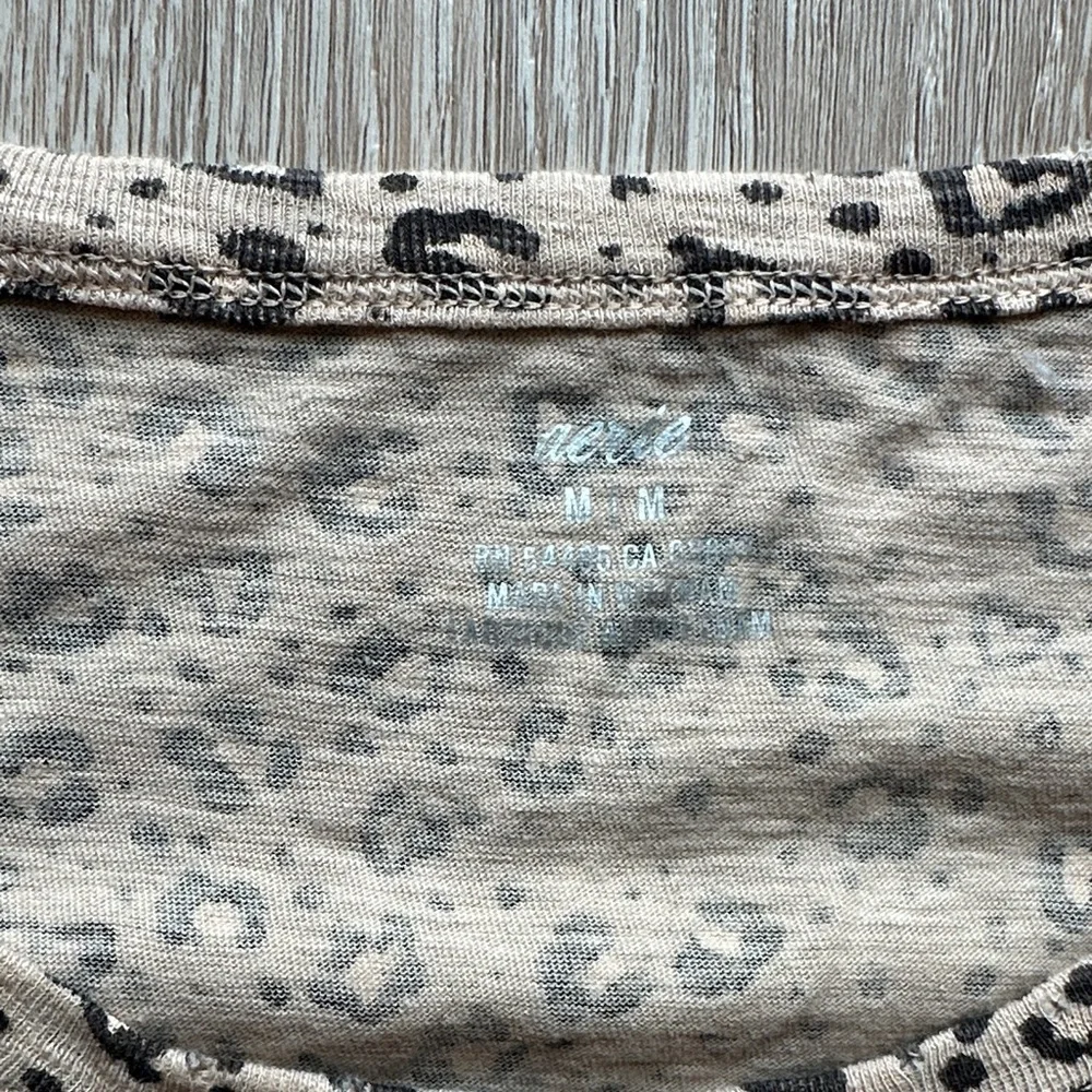 Aerie Cheetah Print Women's T-Shirt Dress - Picture 2 of 2